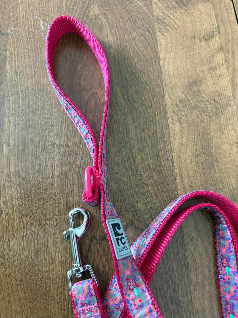 RC Pets Pink Floral Dog Leash and Collar Set
